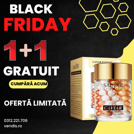 Crema cu Caviar pentru Eliminarea Cearcanelor si Ridurilor