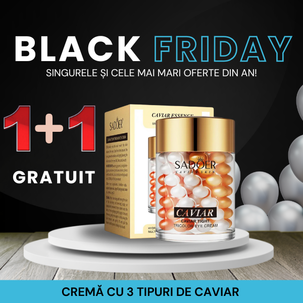 Crema cu Caviar pentru Eliminarea Cearcanelor si Ridurilor
