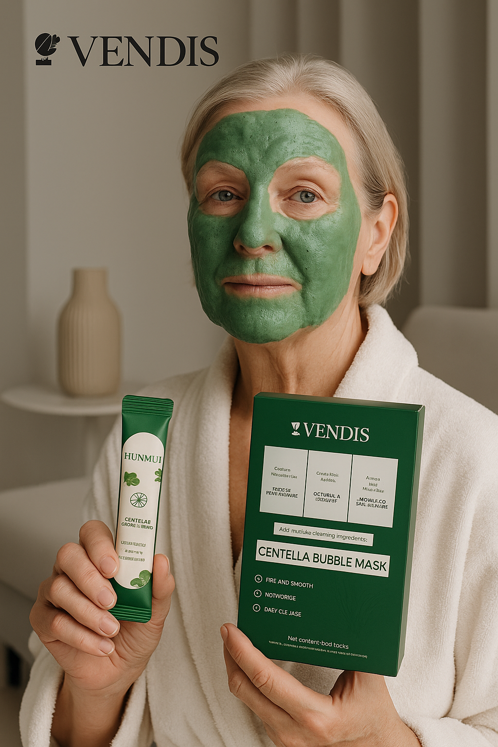 Mască Japoneză anti-îmbătrânire și puncte negre