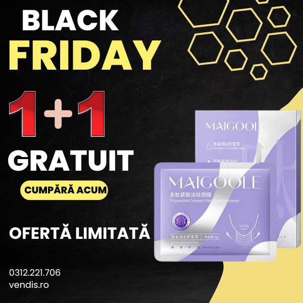 Set Măști cu Peptide și Colagen pentru Eliminarea Pielii Ridate și Lăsate a Gâtului